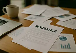 Insurance Policy Documents | AP Insure – Guidance for Individuals & Businesses Insurance documents on a desk – policy review and guidance for individuals and businesses